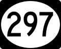 State Route Marker (3 digits) road sign (MUTCD Ellipse_sign_297)