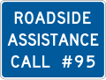 Roadside assistance road sign (MUTCD D12-6)