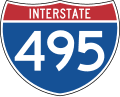 Interstate Route Marker (3 digits) road sign (MUTCD M1-1_(3_digits))
