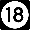 M1 series Route shields-State Route Marker (2 digits)