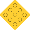 Object Marker road sign (MUTCD OM1-1)