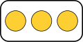 Horizontal Culvert Marker road sign (MUTCD OM2-1H)