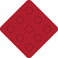End Of Road Marker road sign (MUTCD OM4-1)