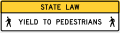 [b] road sign (MUTCD R1-9)