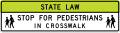 [b] road sign (MUTCD R1-9c)