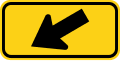 [e] road sign (MUTCD W16-7PL)