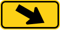 [e] road sign (MUTCD W16-7PR)