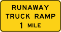 (distance) road sign (MUTCD W7-4)