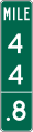 Intermediate reference location (2 digit) road sign (MUTCD D10-2a)