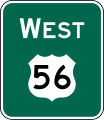 Pull-Through road sign (MUTCD E6-1)