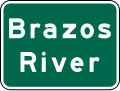 River road sign (MUTCD I2-2)