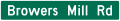 Grade separation identification (1-line) road sign (MUTCD I2-3)