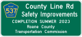 Project information road sign (MUTCD I2-5)