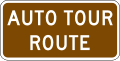 National Historic Trail - Auto Tour Route (Plaque) road sign (MUTCD M11-1cP)
