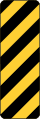 Right Object Marker road sign (MUTCD OM3-R)