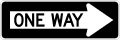 (right) road sign (MUTCD R6-1R)