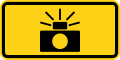 Photo enforced (symbol) road sign (MUTCD W16-10P)